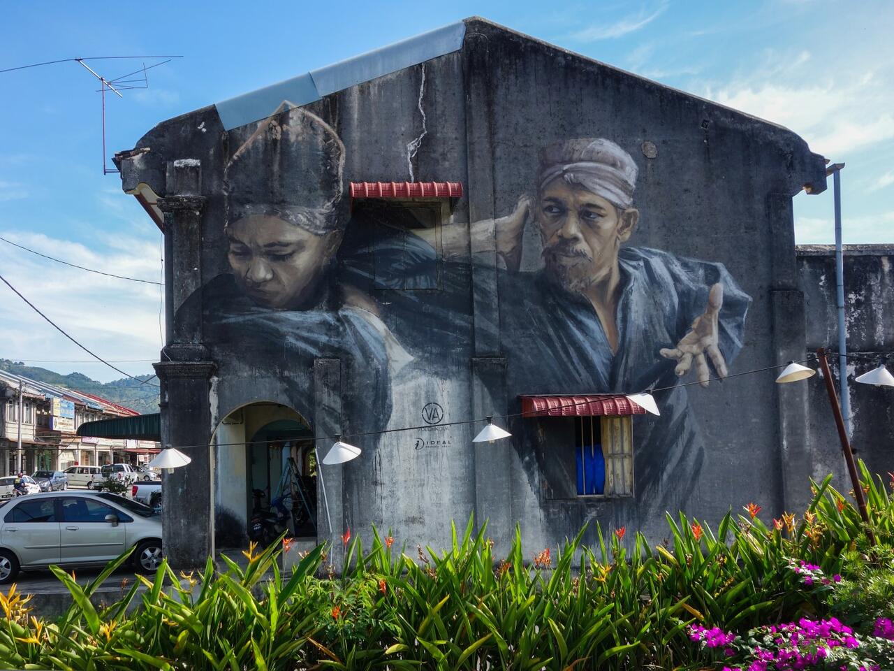 Street-Art auf Penang
