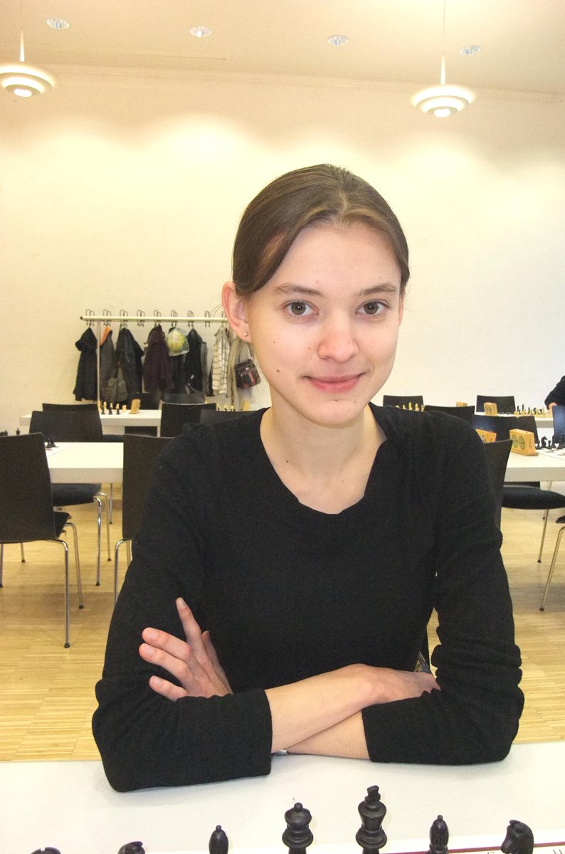 WGM Vera Nebolsina beim Neujahrsblitzturnier 2012
