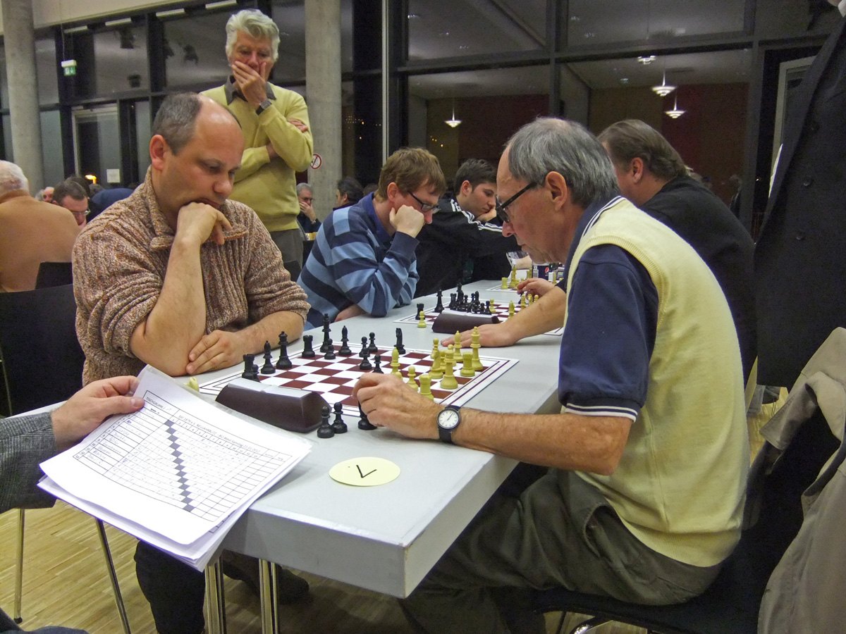 Partie zwischen Wolfgang Schmid und Rudolf Bräuning
