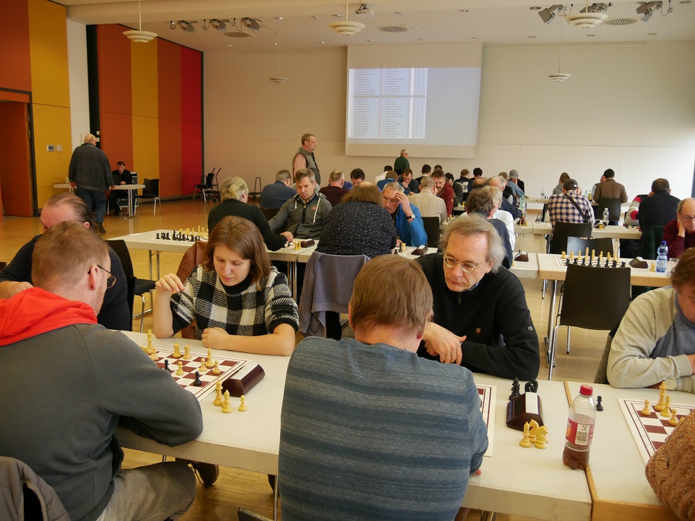 Blick in den Turniersaal