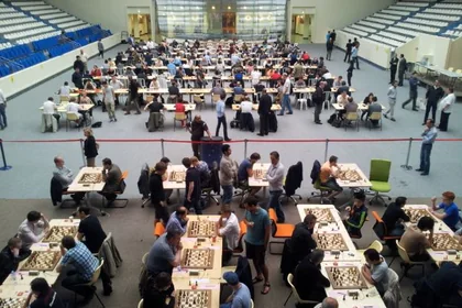 Turniersaal beim Championnat de Paris 2012